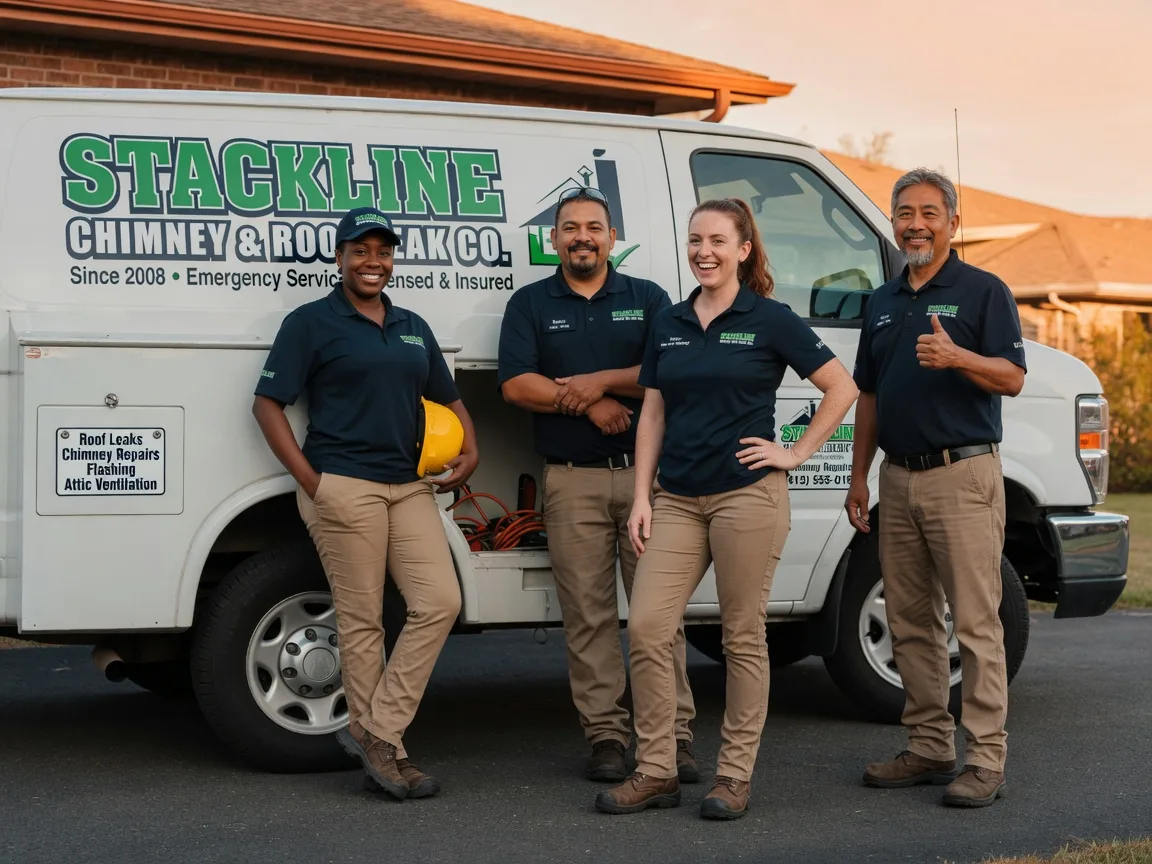 Chimney flashing repair company in Greenwood, LA